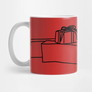 Three Boxes Outline Mug